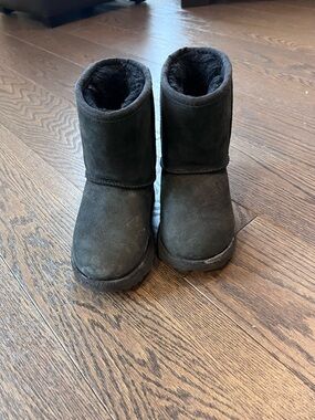 UGG Kids Black Classic Short Boots